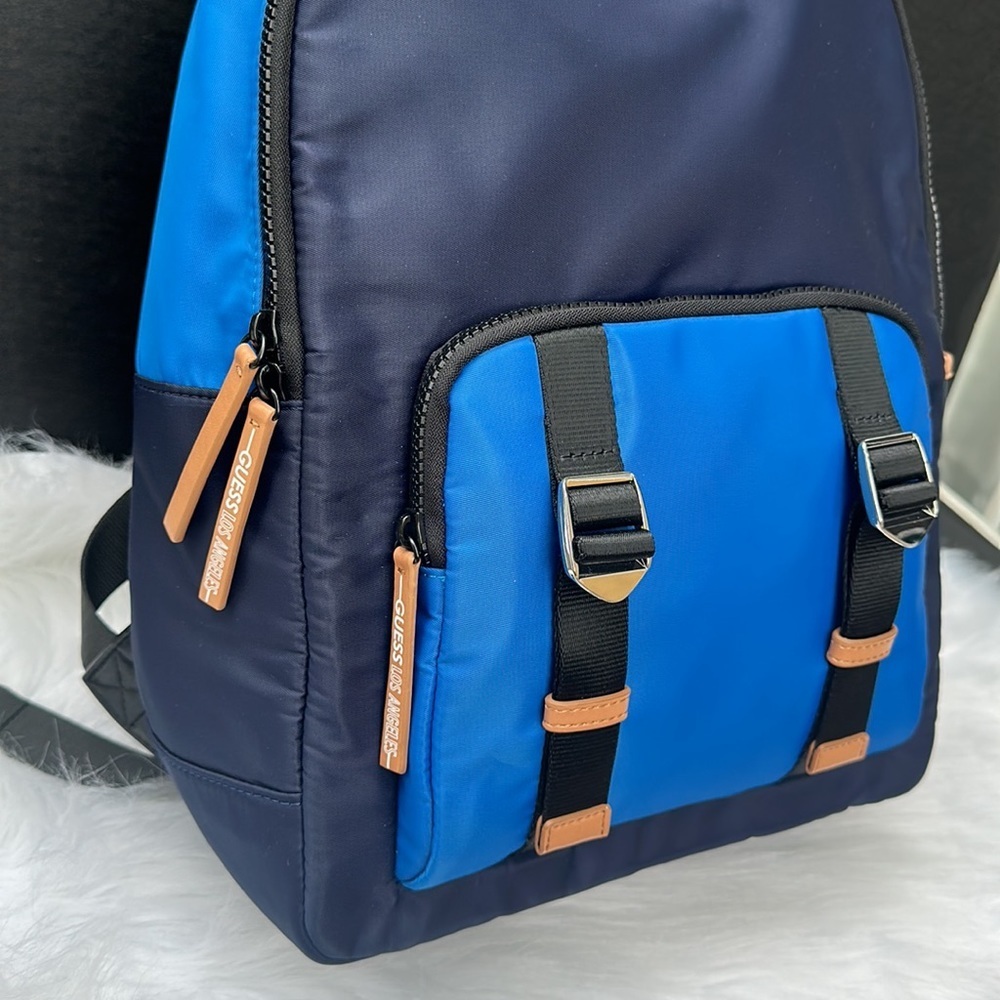 New GUESS Men’s Blue Backpack - Picture 3 of 7